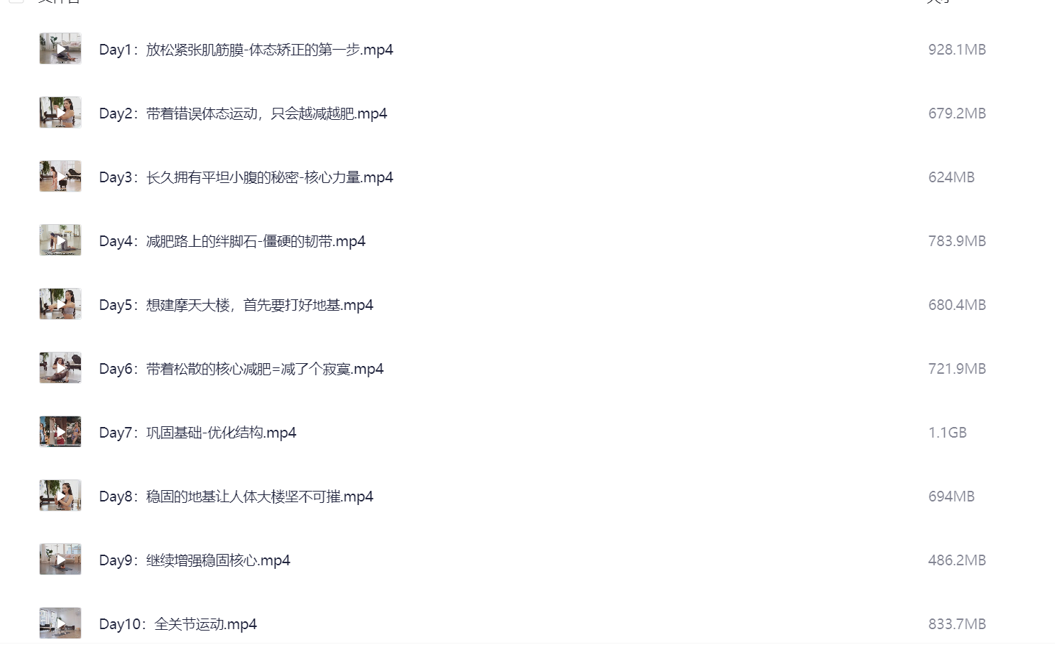 28天高效瘦身课程｜科学减脂+每日训练（电子书+视频资源+免费下载）